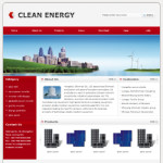 绿色能源设备网站(英文)模板